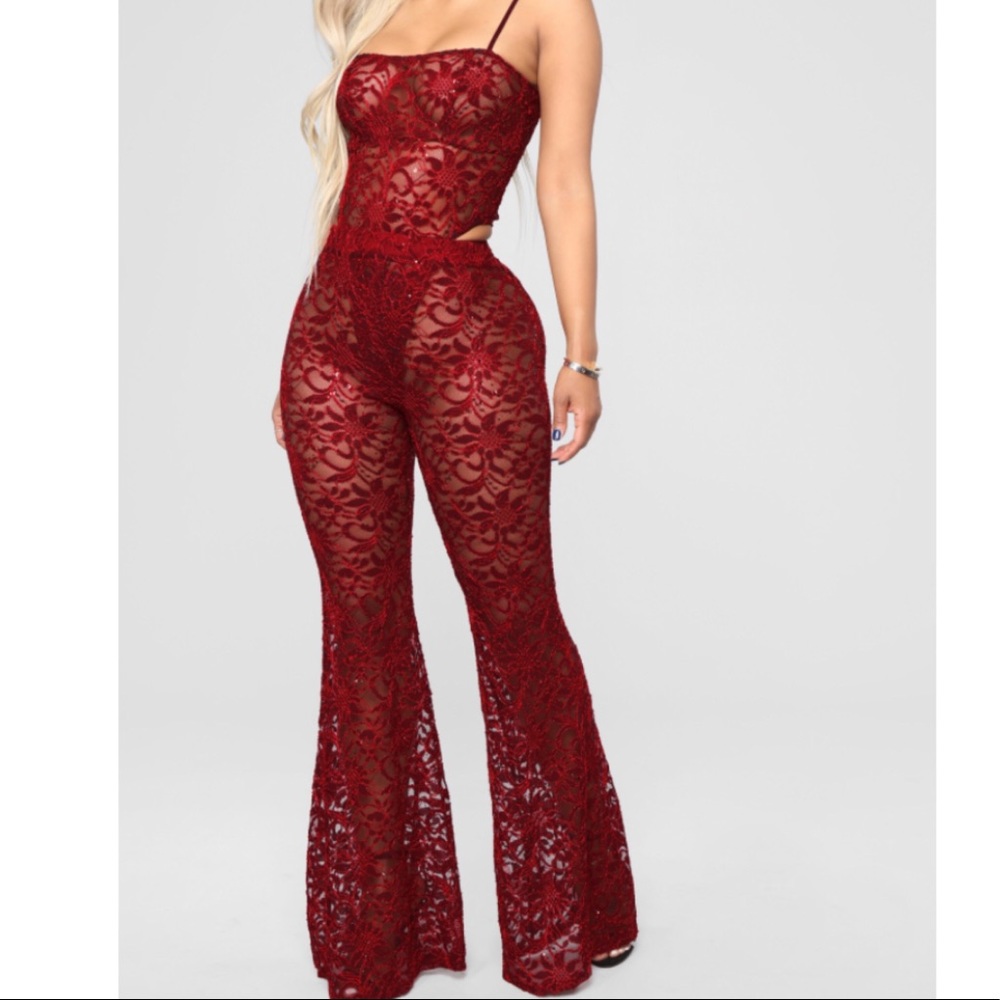 Love Lace Without You Pant Set